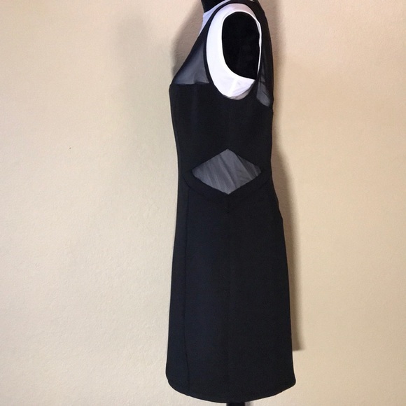 Guess dress, black with mesh cutouts size 12 - Picture 2 of 12
